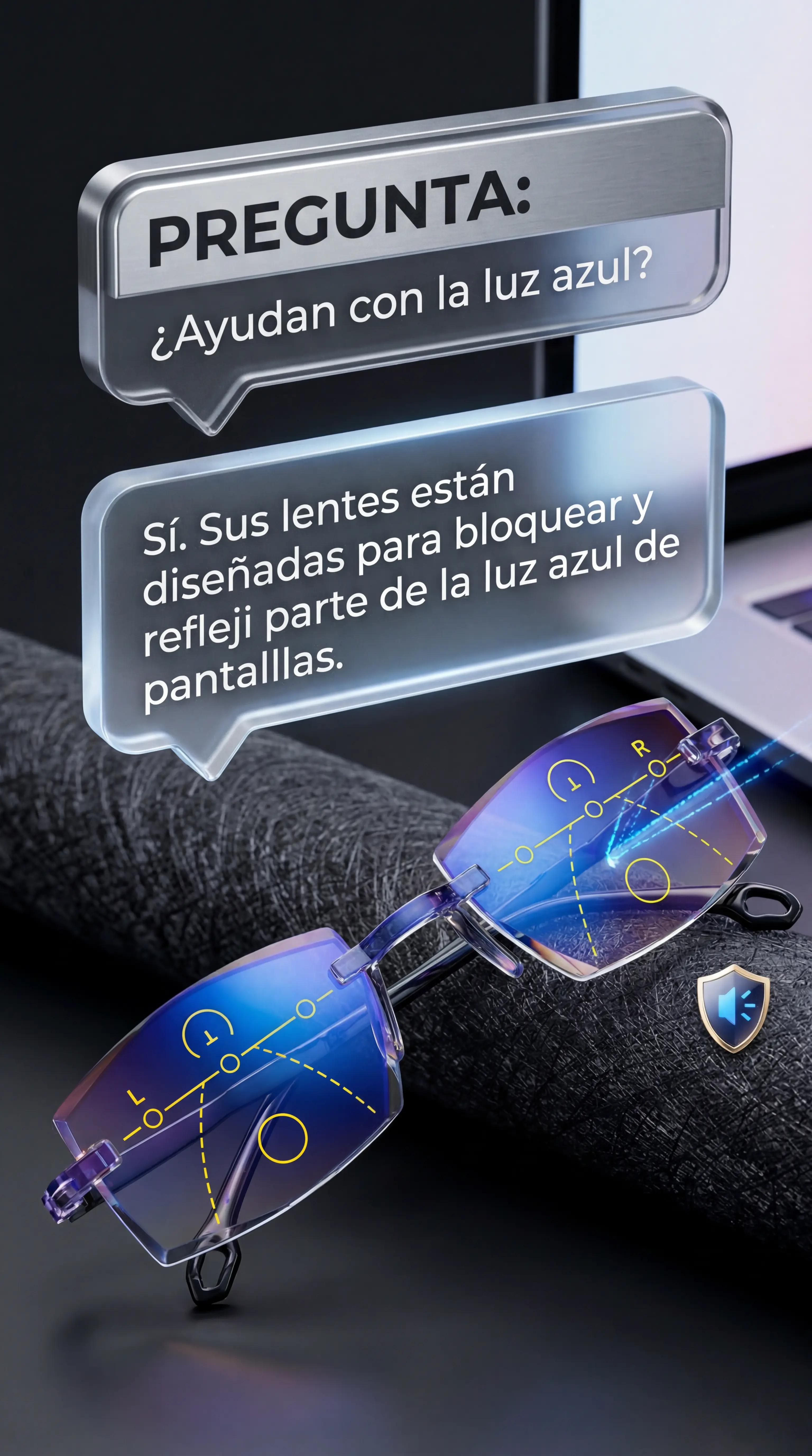 Gafas multifocales 2 en 1 con protección contra luz azul - eyeglasses pro