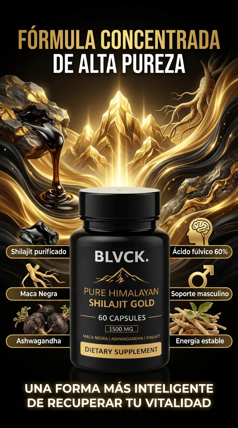 SHILAJIT TESTOSTERONA - (CHAO AL VIAGRA)+ MACA NEGRA